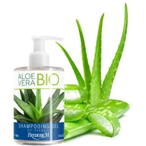 Frederic M SHAMPOOING GEL ALOE VERA BIO formulé avec 50% d'Aloe Vera pur restaure et préserve l’hydratation du cheveu Enrichi en Kératine d’origine naturelle la fibre capillaire est fortifiée - Publicité