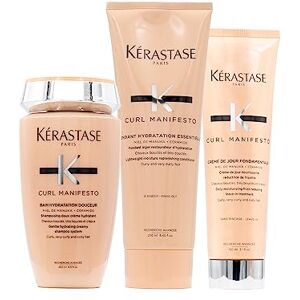 KERASTASE Curl Manifesto Shampoo 250ml Conditioner 250ml Creme 150ml - Publicité