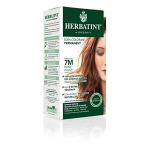 Herbatint Soin Colorant Permanent Cheveux 7M Blond Acajou 150 ml, sans Ammoniaque, 100% de Couverture des Cheveux Blancs, Testé Dermatologiquement pour Peaux Sensibles, avec 8 Extraits Végétaux Bio - Publicité