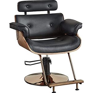 EBOSCUJW Chaise hydraulique pour le travail ou la maison, chaise de coiffure pour salon de beauté, chaise de barbier, coiffure, coupe de cheveux hydraulique (420 lb) (couleur : noir, taille : sans pédale - Publicité