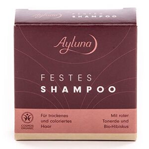 Ayluna Shampooing solide pour cheveux secs, lave et nourrit facilement et pH neutre comme un shampooing traditionnel, les cheveux sont délicatement débarrassés de la saleté et le shampooing pour un - Publicité