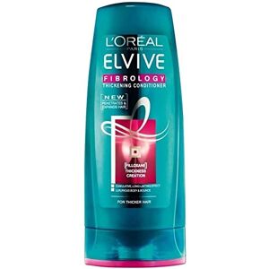 L’Oréal Paris Lot de 2 Oréal Elvive (Elseve) Fibralogy Après-shampoing revitalisant 400 ml - Publicité