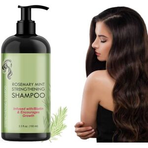 Nexolla Romarin et menthe Fortifiante Shampooing, Shampoing Naturel Romarin, Shampooing Nourrissant Volumineux, Shampoo au Romarin, Volume & Brillance, Diminue La Chute De Cheveux - Publicité