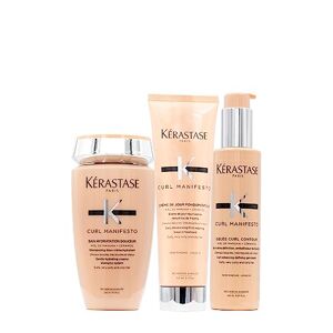 KERASTASE Curl Manifesto Shampoo 250ml Cream 150ml Gel 150ml - Publicité