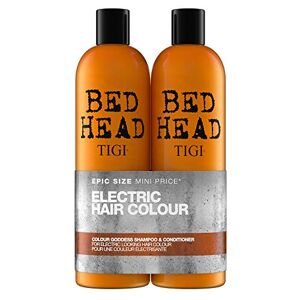 TIGI Bed Head by  Colour Goddess Pack Shampooing et après-shampooing cheveux colorés Soins professionnels pour cheveux colorés Nourrit et hydrate 2x750 ml - Publicité