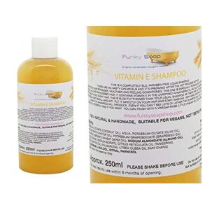 Funky Soap 1 Bouteille Liquide Vitamine E Hydratant Shampoing 100% Naturel sans SLS 250ml - Publicité