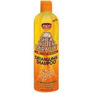 African Pride Shea Butter Miracle Detangling Shampoo 12oz bottle by  (English Manual) - Publicité