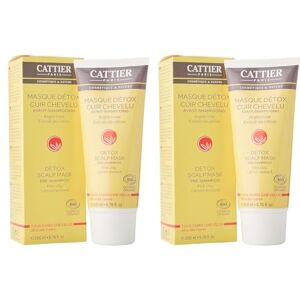 CATTIER Masque Capillaire Détox Avant-Shampooing 200 ml (Lot de 2) - Publicité