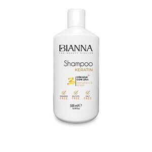 BIANNA The Beauty Atelier Shampooing Keratin Intensif Care Plus,Renforce & Renouvelle,Sans paraben,Sans sulfate,Sans sel - Publicité