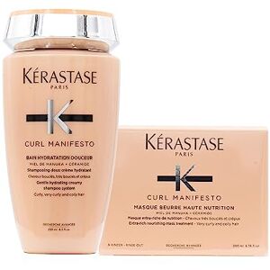 KERASTASE Curl Manifesto Shampoo 250ml Mask 200ml - Publicité