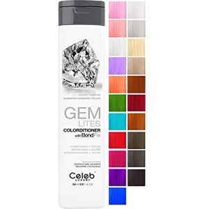 Celeb Luxury Après-shampoing tonifiant et colorant Gem Lites Colorditioner diamant argenté de chez , doté d’un réparateur de fibre capillaire Bondfix - Publicité