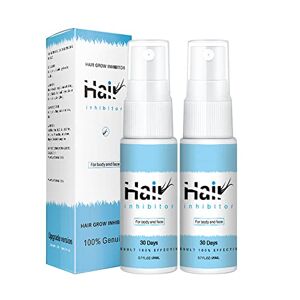 LICHENGTAI 2pcs Hair Spray Dépilatoire, Spray Dépilatoire Naturel Inhibiteur de Croissance des Cheveux Hommes Femmes Épilation Spray Indolore Non Irritant pour aisselles, Les Bras, la Poitrine 20 ML - Publicité