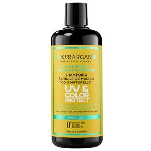 KERARGAN Shampoing Protecteur UV & Couleur à l'Huile de Marula pour Cheveux Secs et Colorés Nettoie, Protège, Nourrit Sans Sulfate, OGM, Silicone, Huile Minérale 500ml - Publicité