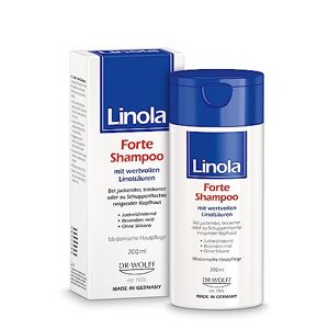 Linola Shampooing  Forte 200 ml pour cuir chevelu irrité, sec ou sujets au psoriasis, - Publicité