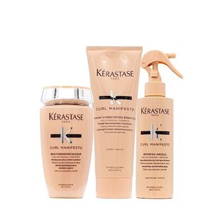 KERASTASE Curl Manifesto Shampoo 250ml Conditioner 250ml Spray 190ml - Publicité