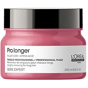 L'Oréal Professionnel , Masque Rénovateur de Longueurs, Cheveux Longs & Cassants, Pointes Abîmées & Fourchues, Hydrate & Protège contre la Casse, Vitalité Naturelle, Pro Longer, Serie Expert, 250ml - Publicité