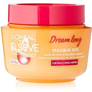 L’Oréal Paris L'Oréal Paris Elseve Dream Long Masque Reconstructeur Enrichi en Huile de Ricin/Kératine pour Cheveux Longs 1 Unité - Publicité