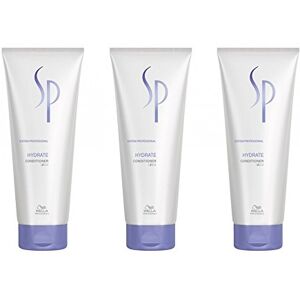 WELLA SP Lot de 3 après-shampoings hydratants 200 ml pour cheveux normaux à secs System Professional Care - Publicité