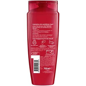 L’Oréal Paris L'Oréal Paris Elvital Shampooing protecteur de la couleur pour cheveux colorés, teints ou méchés, à l'extrait de pivoine et filtre UVA/UVB, 1 x 700 ml - Publicité