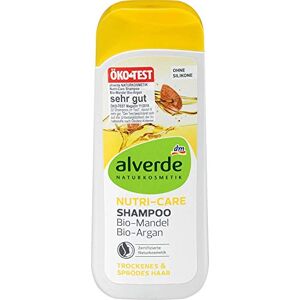 Alverde Shampoing Soin Nutrif (Nutri-Care) Cheveux secs et Cassants Amande & Argan Bio 200 ml - Publicité