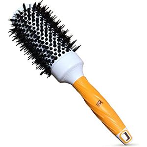 GK HAIR Global Keratin Professional Large Thermal Extra Round Brush 43mm Ceramic Coated Barrel Anti Static Frizz Control Blow Drying Styling Detangling for Long Short Curly Tangle Straight Hair Unisex - Publicité