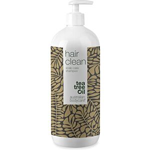 Australian Bodycare Hair Clean 1000 ml Shampooing à l'Arbre à Thé   Traitement anti-pelliculaire pour cuir chevelu sec, squameux et irrité   Éliminez les démangeaisons   Soin quotidien pour le psoriasis et l'eczéma - Publicité