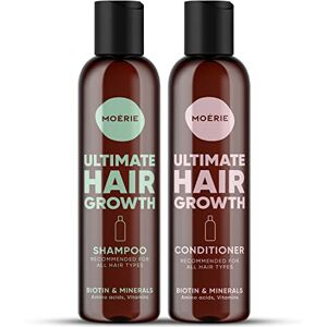 M MOÉRIE Moerie Mineral Shampoo & Hair Conditioner Set – For Longer, Thicker, Fuller Hair Vegan Hair Products – Paraben Free Hair Products – All Hair Types – Reverse Hair Loss 2 x 250ml - Publicité