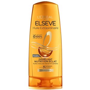 L’Oréal Paris L'Oréal Paris Démêlant Nutrition Eclat pour Cheveux Secs Cheveux Nourris Huiles Rares de Marula & Camélia Elseve Huile Extraordinaire 250 ml - Publicité