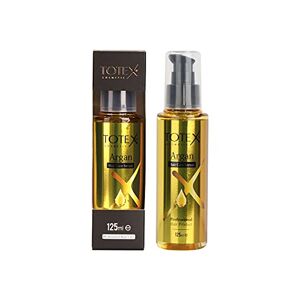 Totex Argan Hair Care Serum 125ml sérum de soin capillaire à l'huile d'argan sérum réparateur cheveux abîmés anti pointes fourchues - Publicité