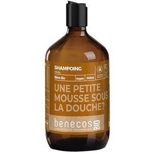 benecos Shampooing bio unisexe à la bière bio Sept bières sont également un shampooing végétalien plastique recyclé - Publicité