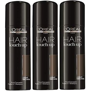 L'Oréal Professionnel 3 x LOREAL Hair Touch Up Spray hellbraun/light browne á 75ml - Publicité