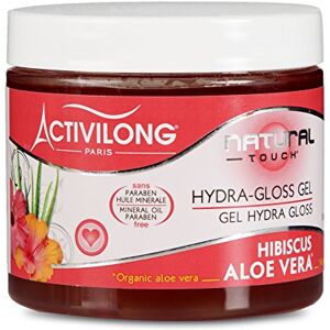 Activilong Natural Touch Gel Hydra Gloss Effet Mouillé Hibiscus et Aloe Vera Bio 200 ml - Publicité