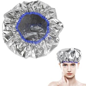 Niesel Cheveux de chapeau d’aluminium Bonnet chauffant revitalisant en profondeur pour la coloration des cheveux Bonnets de traitement capillaire réutilisables en papier d'aluminium pour hommes, - Publicité