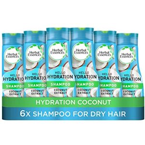 Herbal Essences Hello Shampooing Hydratation Cheveux Secs 400 ml Lot de 6 - Publicité