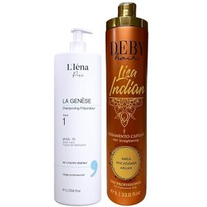 Deby Hair Kit Lisa Indian  & shampooing La Genèse L'Iéna 2 produits de 1 L - Publicité
