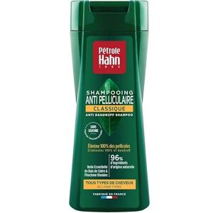 PETROLE HAHN Shampooing anti-pelliculaire pour cheveux normaux Soin capillaire doux et efficace de 250ml le Lot De 4 - Publicité