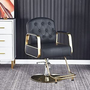 VisEnt Chaise hydraulique pour le travail ou la maison, chaise de coiffure spéciale pour la coiffure dans un salon de coiffure, peut soulever la chaise de barbier rotative, chaise de beauté (420 lb) (c - Publicité