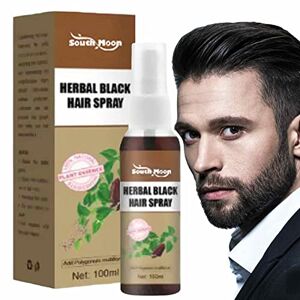 Bexdug Spray noir pour cheveux Spray capillaire hydratant 3.4 fl oz Conditionnement des cheveux noirs pour femmes hommes produits de soins capillaires secs - Publicité