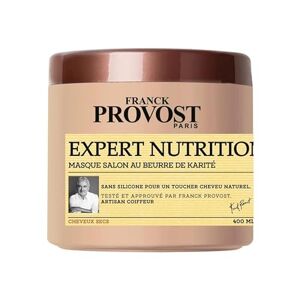 FRANCK PROVOST Masque Expert Nutrition pour des cheveux nourris en profondeur 400 ml Soin cheveux sec et abîmés Lot De 3 - Publicité