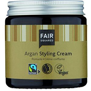 Fair Squared Styling Gel Argan pour les cheveux 100 ml Crème végétalienne pour les cheveux Cosmétique naturelle en pot de verre réutilisable Zero Waste - Publicité