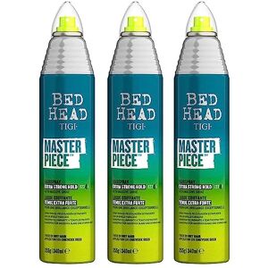 TIGI Bed Head Masterpiece Lot de 3 vaporisateurs de laque à cheveux 340 ml chacun - Publicité