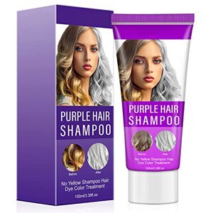 Utapossin Shampoing Violet pour Cheveux Blonds, Shampooing violet Correcteur de ton pour cheveux blonds, Élimine les Reflets Jaunes, Réduit les Reflets Jaune Cuivre- Non Irritant - Publicité