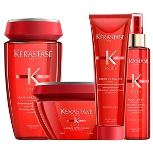 KERASTASE Kérastase Soleil Bain Aprés-Soleil, Masque Apres-Soleil 250ml, Crème UV Sublime 150ml et Huile Sirene Pack - Publicité