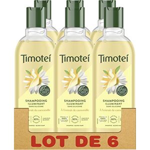 Timotei Shampooing Femme Illuminant à la Camomille, Douceur et Brillance, Cheveux blonds, Sans silicone Lot de 6 x 300ml - Publicité