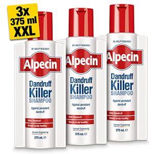 Alpecin Dandruff Killer Shampooing Antipelliculaire 3x 375ml   Élimine et Prévient Efficacement les Pellicules - Publicité