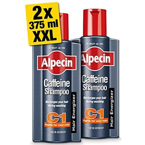 Alpecin Caféine Shampooing C1 2x 375ml   Prévient et réduit la chute des cheveux   Shampooing naturel de croissance des cheveux pour hommes - Publicité