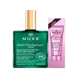 Nuxe Huile Prodigieuse Neroli 100ml + Hair Prodigieux Le Shampoing Brillance Miroir 30ml
