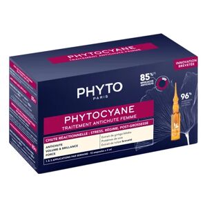 Phyto Phytocyane Traitement Anti Chute Femme Chute Reactionelle 12x5ml