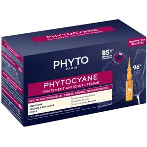 Phyto Phytocyane Traitement Anti-Chute Femme Chute Réactionelle 12x5ml