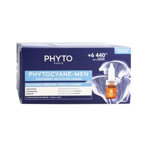 Phyto Phytocyane Traitement Cheveux Homme Antichute Sévère 12 Ampoules